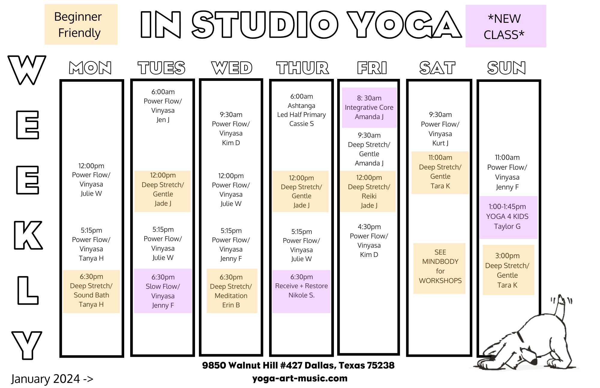 Schedule » Yoga Art Music